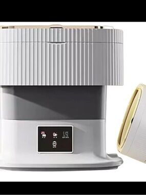 Portable Mini Washing Machine Foldable Compact Washer Spin Dryer Travel RV